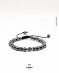 Pulsera Hematita Hombre Chile - Piedra Natural Hecha a Mano