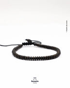 Pulsera de Hematita Rondel – Diseño Minimalista