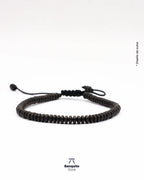Pulsera de Hematita Rondel – Diseño Minimalista