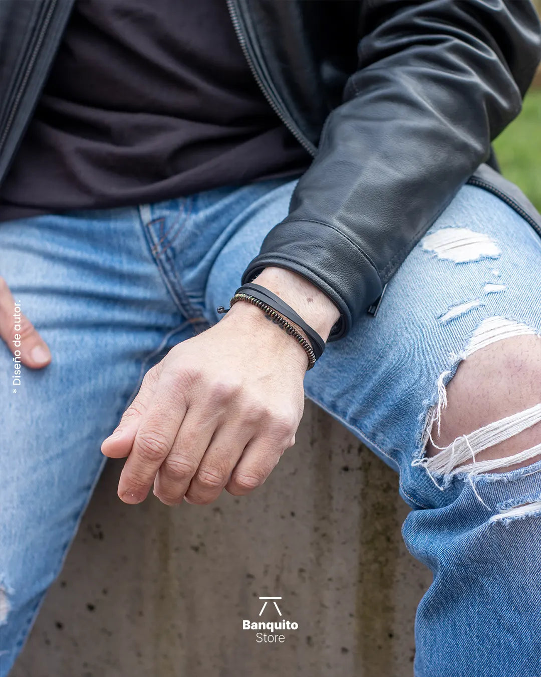 Pulsera de Hematita Rondel – Diseño Minimalista