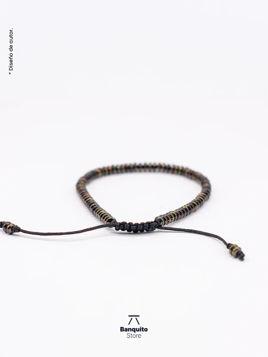 Pulsera de Hematita Rondel – Diseño Minimalista