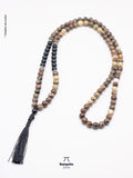 Japa Mala de Ágata Turca y Ónix Matte 108 Cuentas | Banquito Store