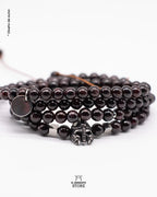 Pulseras Granate natural (Manga de cuatro vueltas) Exclusivo del Banquito