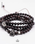 Pulseras Granate natural (Manga de cuatro vueltas) Exclusivo del Banquito