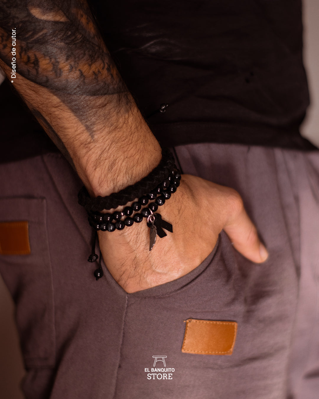 Set de Pulseras  Ojo de Halcón Estilo Streetweat