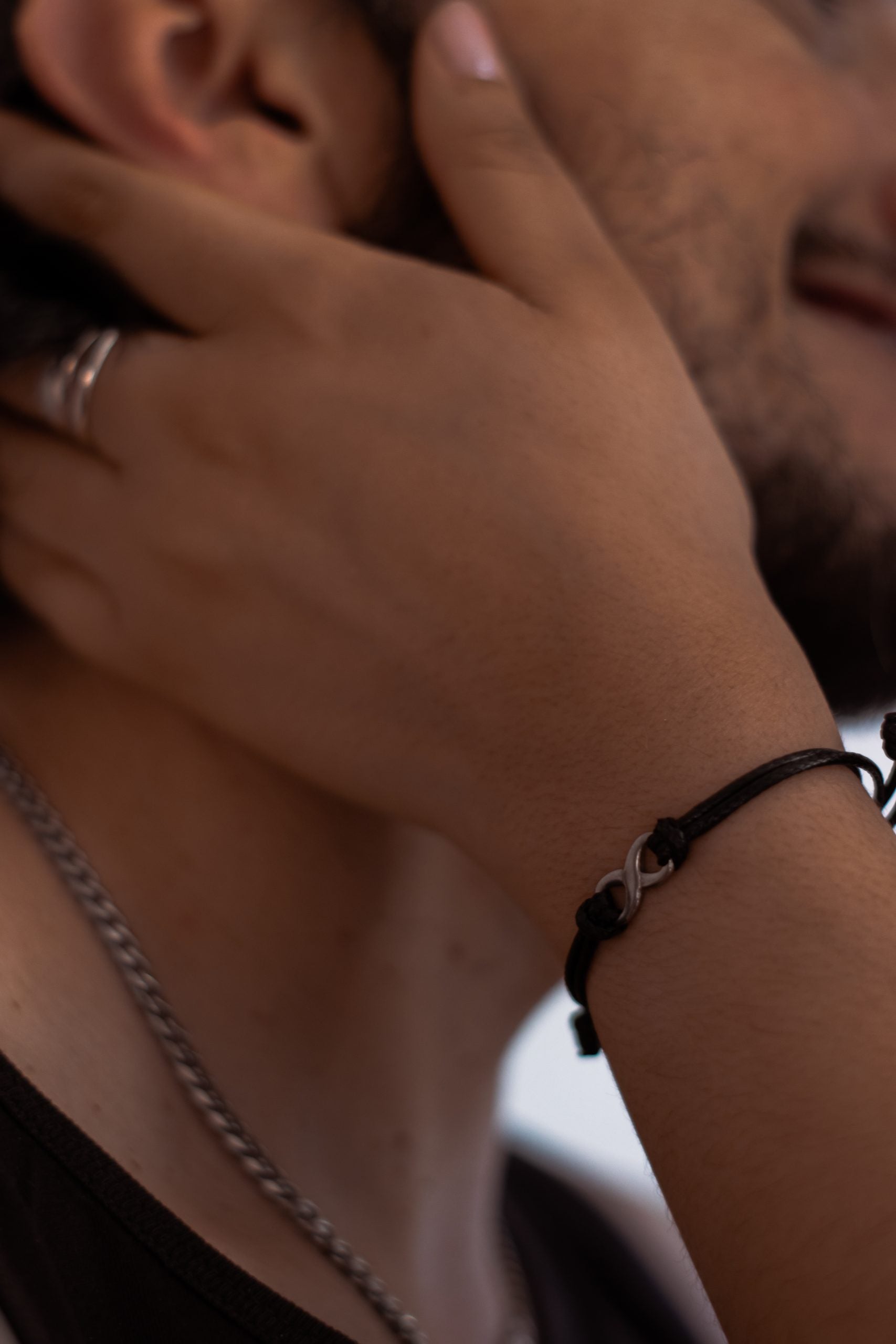 Set de pulseras Infinite Love Negras