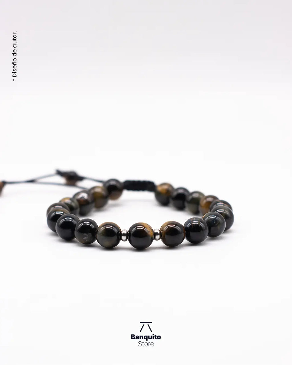Pulsera de Ojo de Tigre Negro