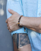 Pulsera Ojo de Tigre Matte 8mm