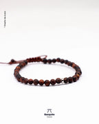 Pulsera de Ojo de Buey Natural 4 mm para Hombre