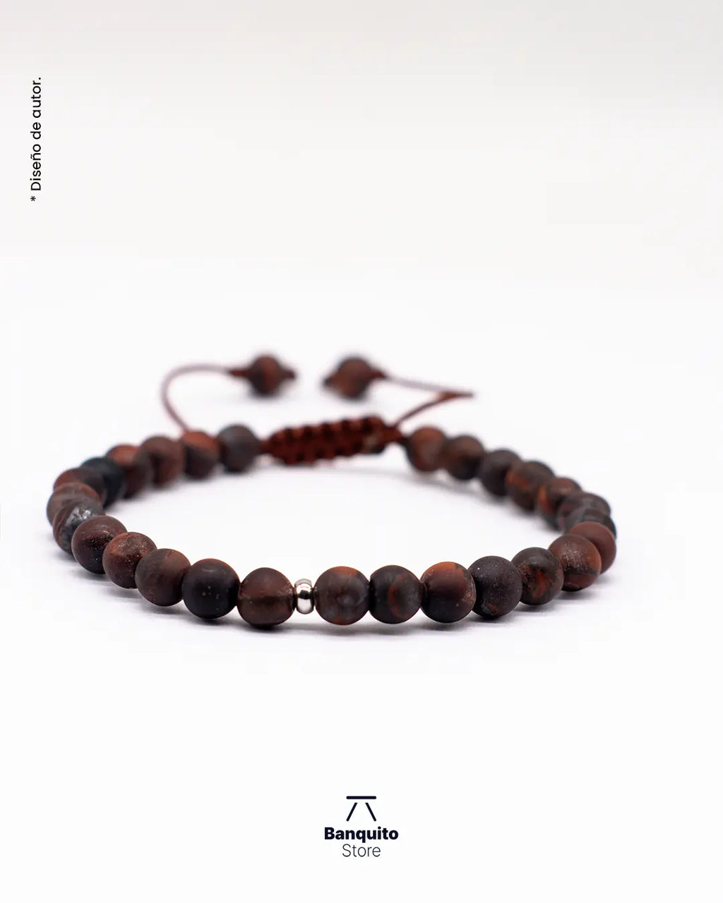 Pulsera de Ojo de Buey Natural 6 mm para Hombre