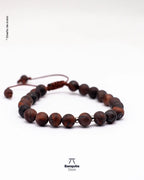 Pulsera de Ojo de Buey Natural 8 mm para Hombre | Banquito Store
