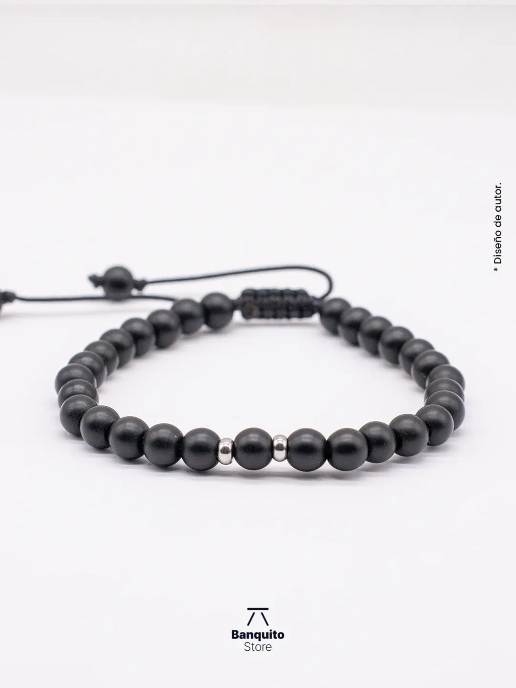 Pulsera Ónix Mate 6mm Hombre | Hecha a Mano en Chile