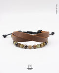 Pulsera Granate Verde Natural