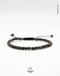 Pulsera Obsidiana Dorada