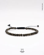 Pulsera Obsidiana Dorada