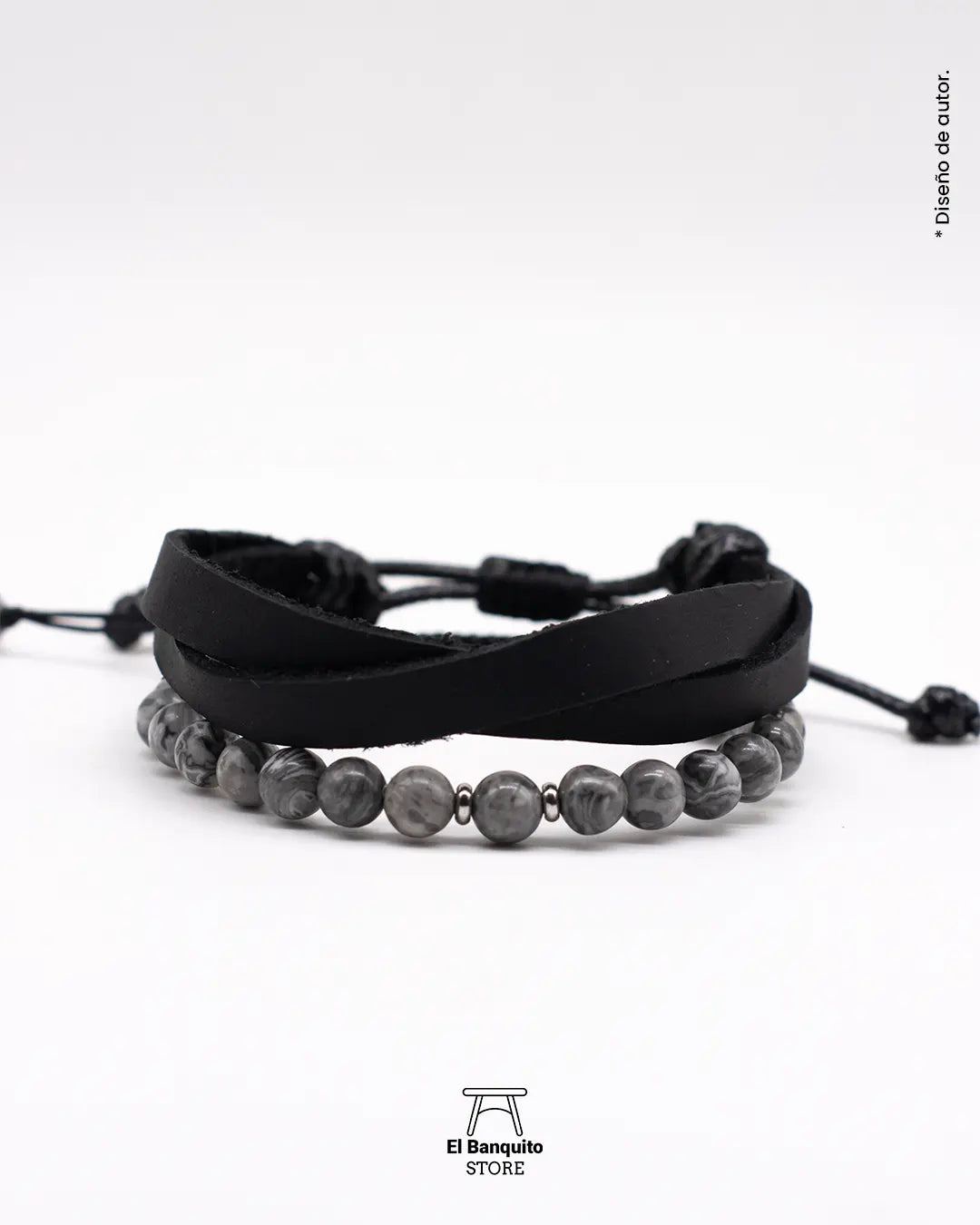 Pulsera de Jaspe Gris