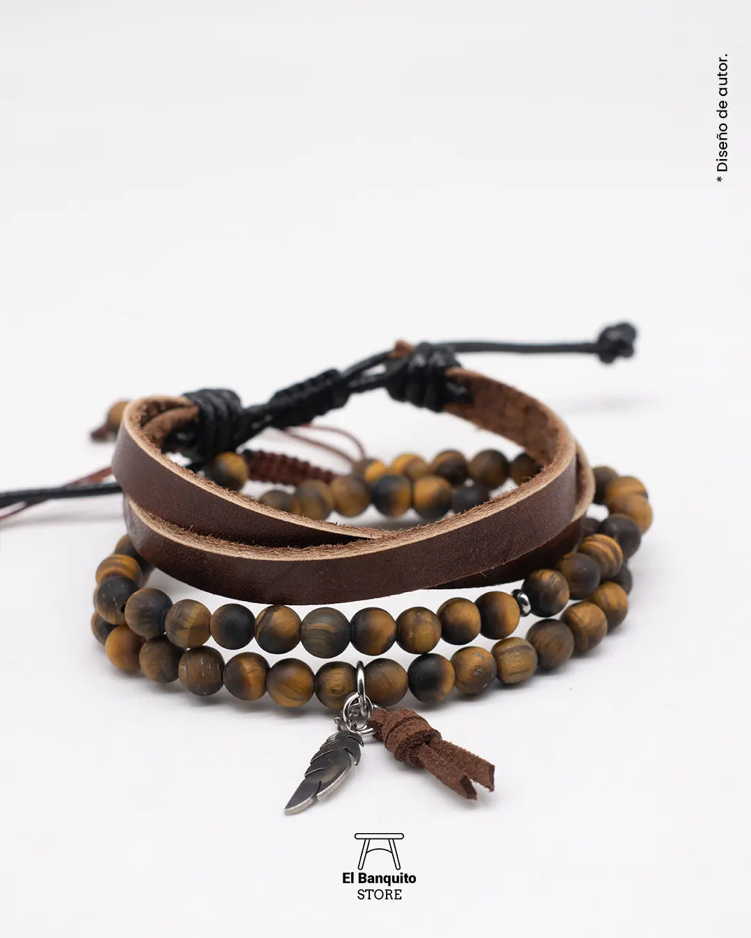 Pulsera Ojo de Tigre Mate