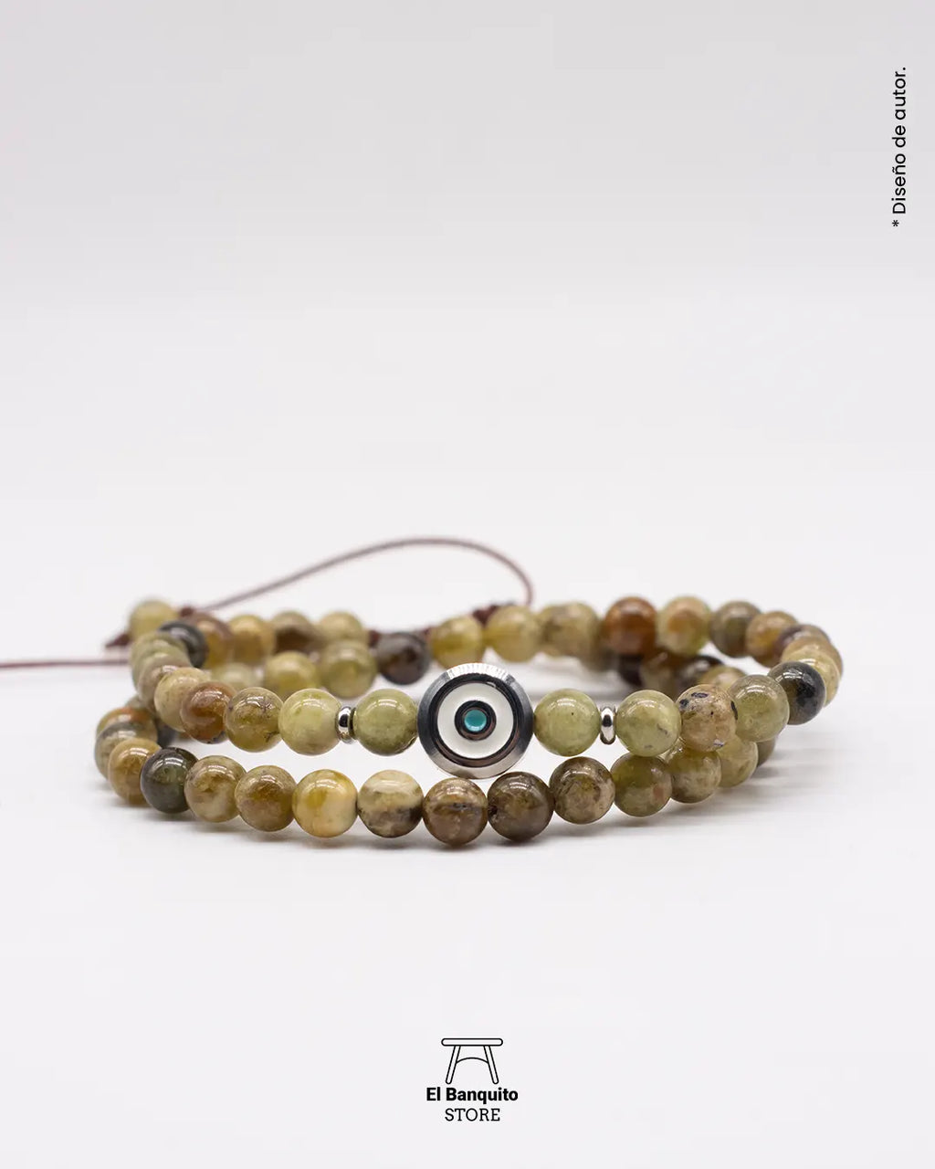 Set Pulseras Green Granate