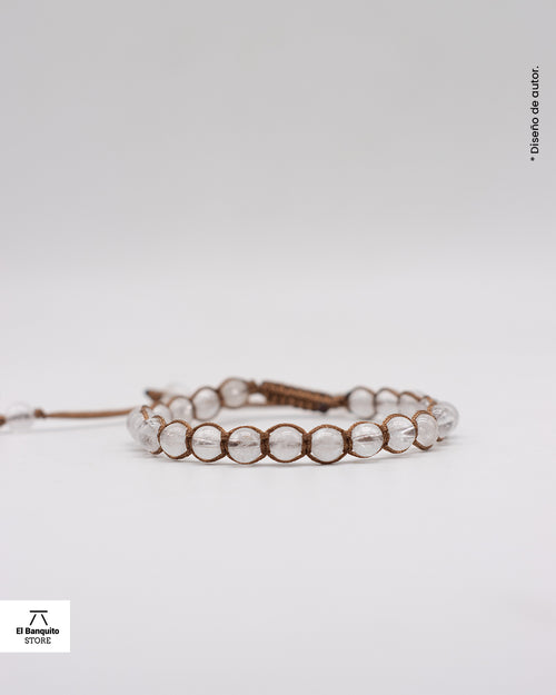 Pulsera Cuarzo transparente