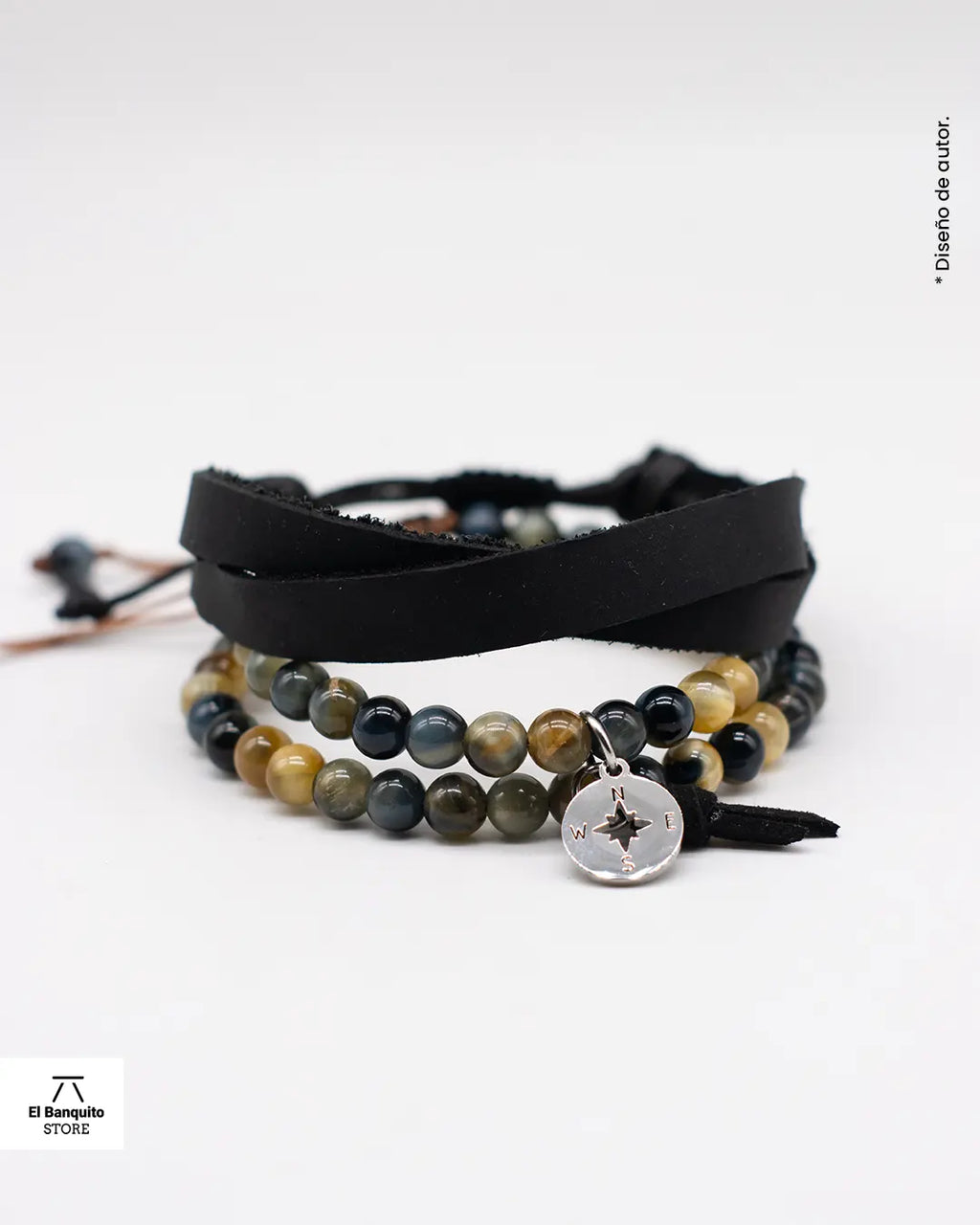 Pulsera Ojo de Tigre Para Hombre
