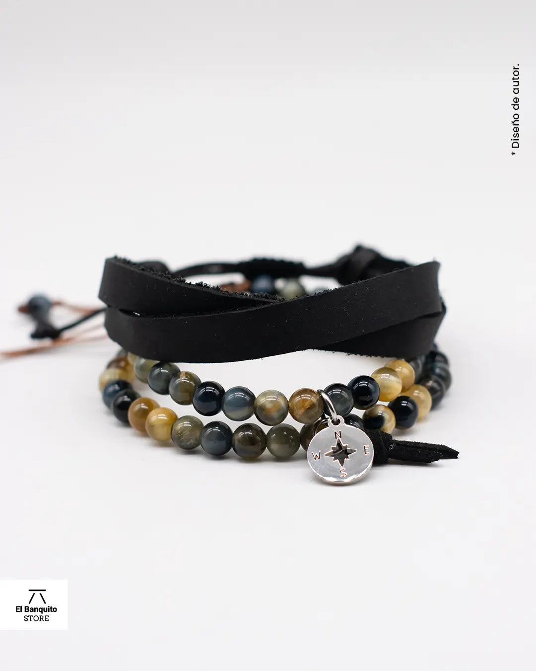 Pulsera Ojo de Tigre Para Hombre