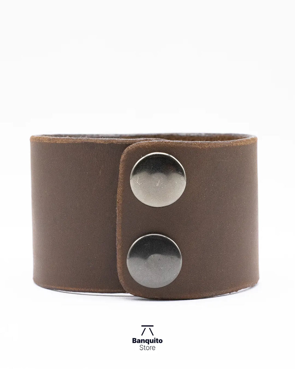 Muñequera de Cuero Natural para Hombre | Banquito Store
