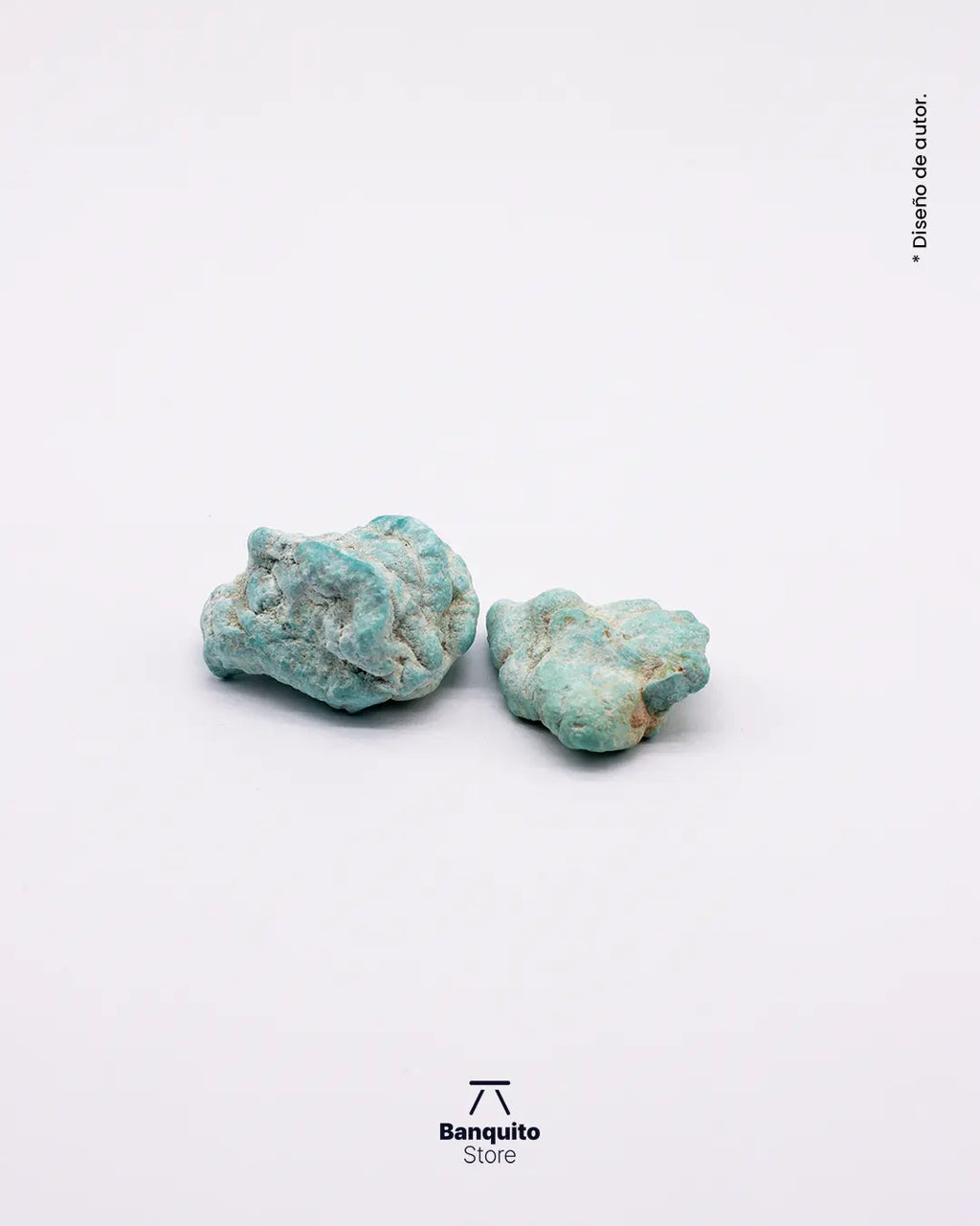 Turquesa Natural en Bruto del Norte de Chile | Piedra de Colección