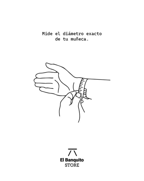 Pulsera Citrino Natural Doble para Hombre | Banquito Store
