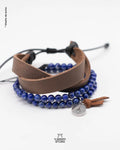 Set de Pulseras Lapislázuli
