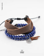 Set de Pulseras Lapislázuli