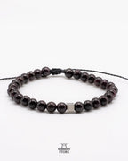 Pulsera de Granate Natural para Hombre | Hecha a Mano en Chile