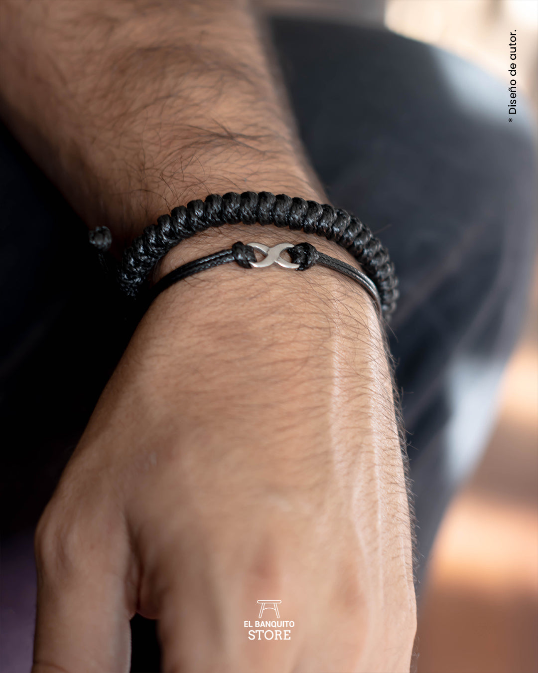 Set de Pulseras Preto