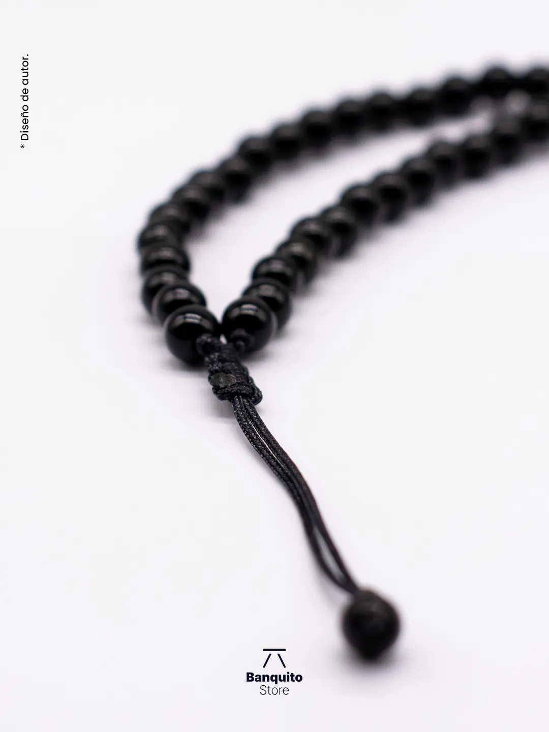 Collar Ónix y Ojo de Halcón Gris Hombre – Piedra Natural - Imagen 3