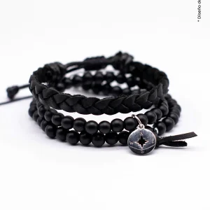Pulsera Ónix Matte Para Hombre