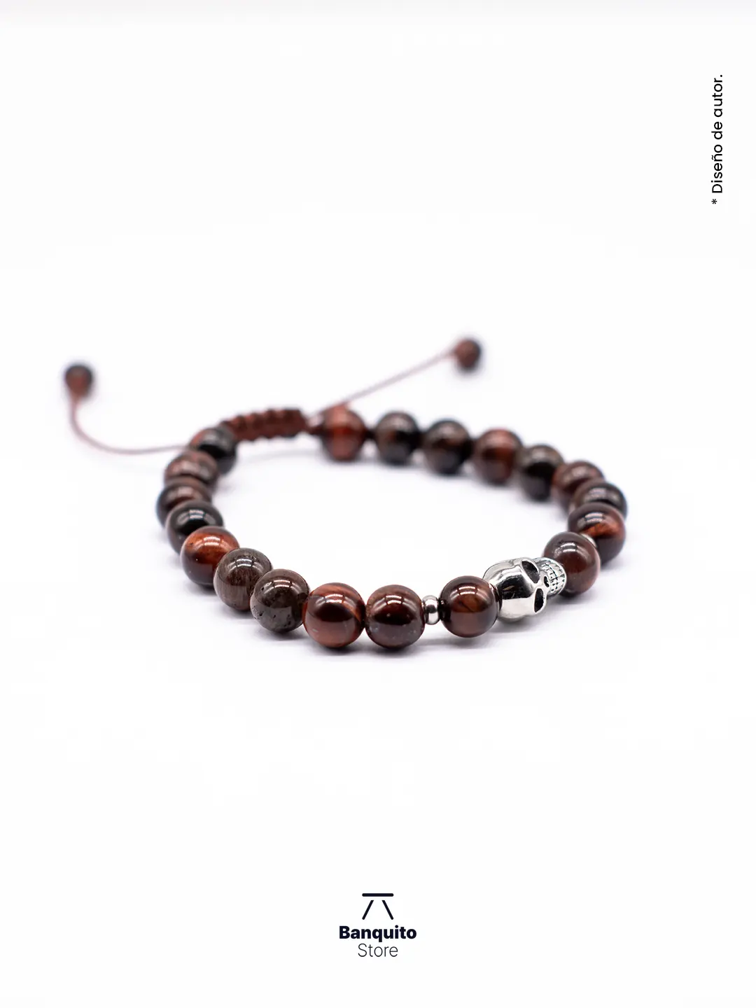 Pulsera de Ojo de Buey Natural | Joyería Artesanal Hombre - Imagen 2