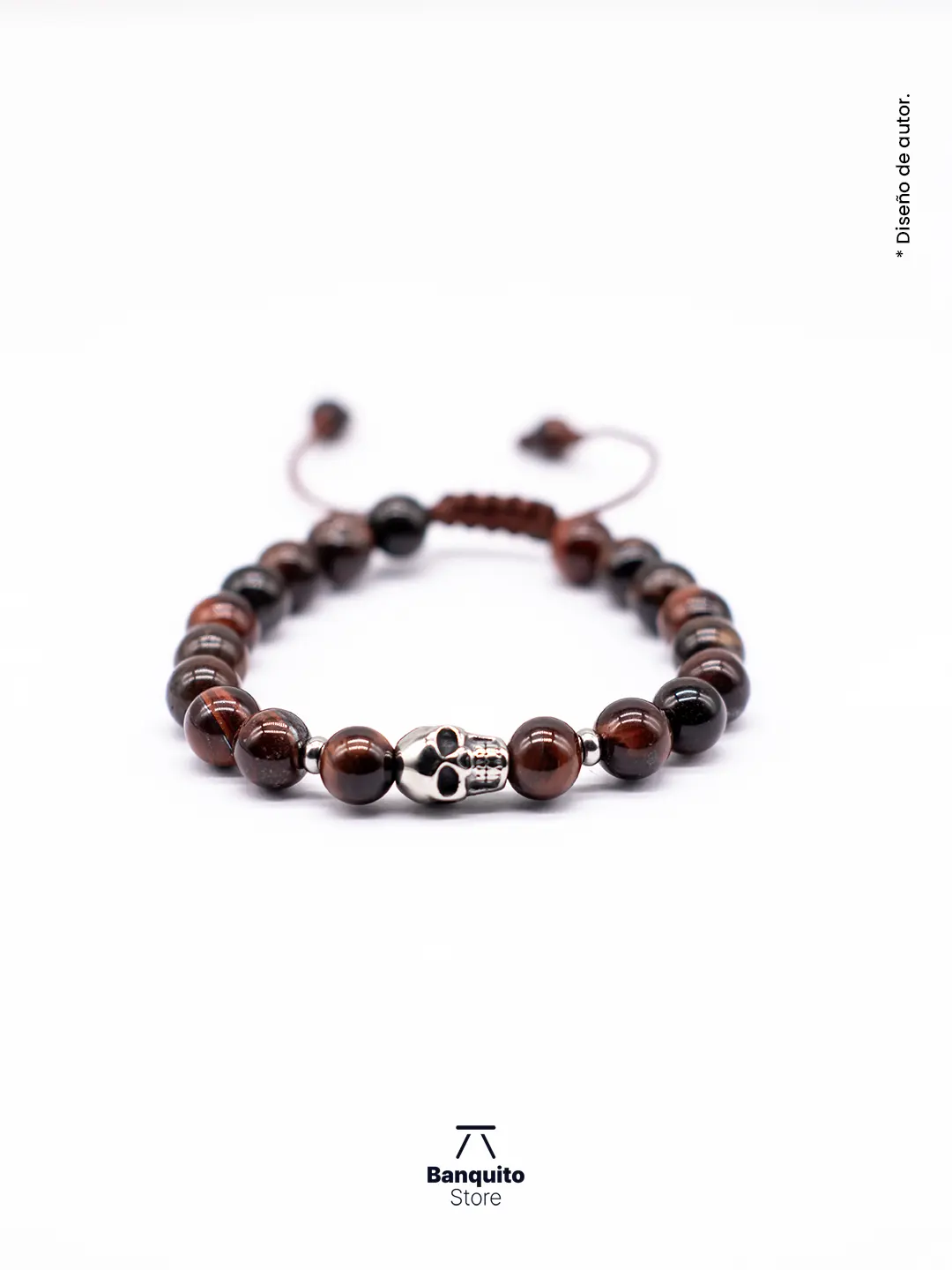 Pulsera de Ojo de Buey Natural | Joyería Artesanal Hombre