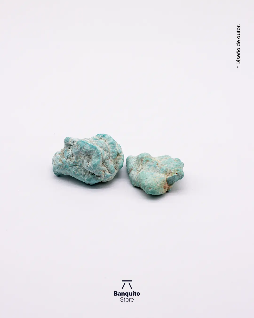 Turquesa Natural en Bruto del Norte de Chile | Piedra de Colección