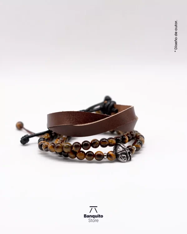 Pulsera Ojo de Tigre Brillante - Imagen 3