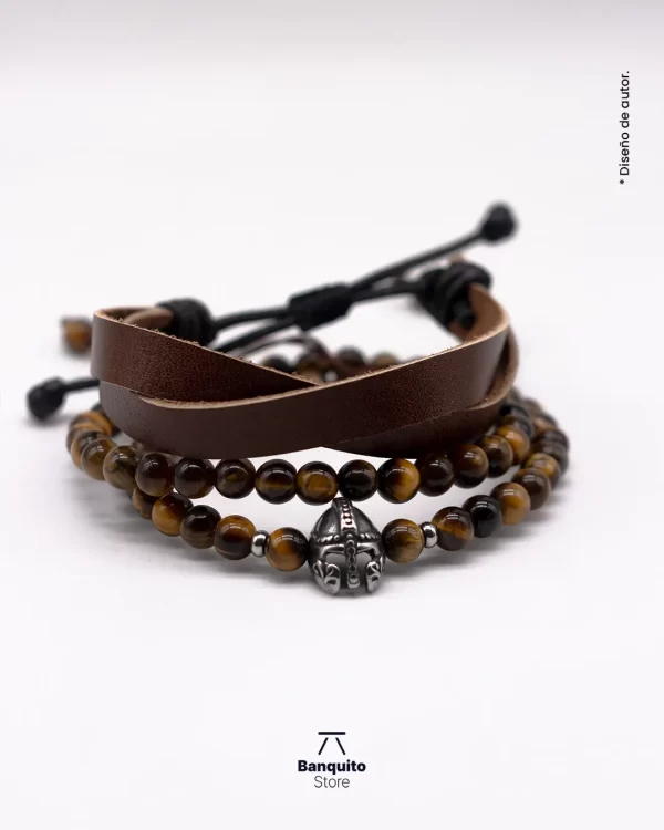 Pulsera Ojo de Tigre Brillante - Imagen 2