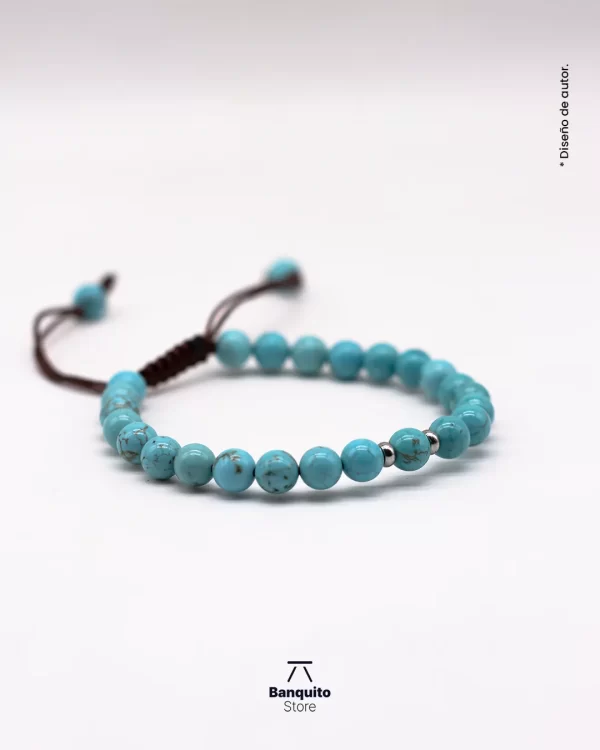 Pulsera de Turquesa Natural - Imagen 2