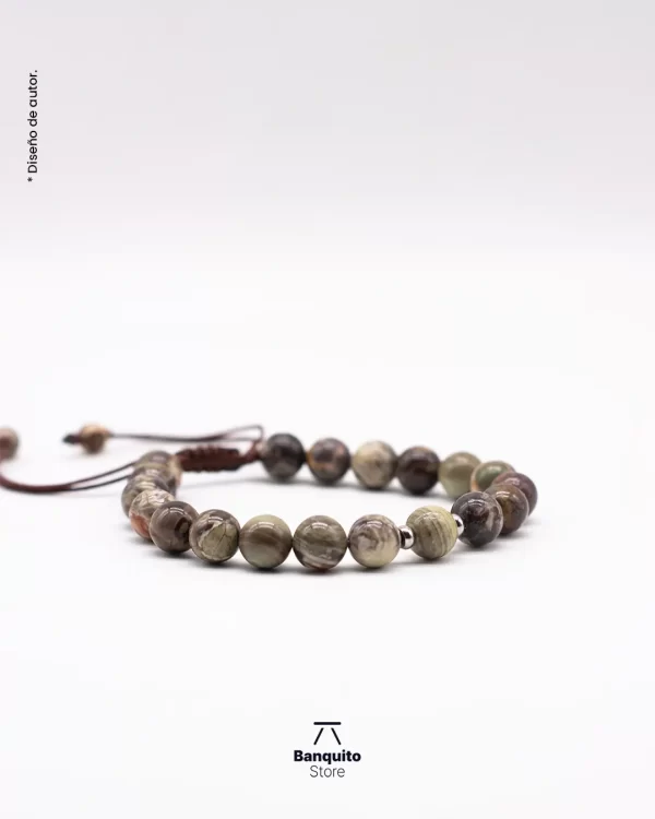 Pulsera de Ágata Turca Ajustable – Hecha a Mano - Imagen 2