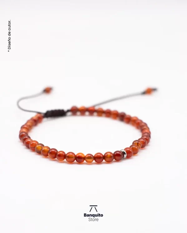 Pulsera de Ágata Cornalina – Energía, Estilo y Conexión Natural - Imagen 2