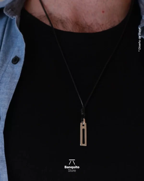 Collar de plata 950 – Diseño minimalista - Imagen 2