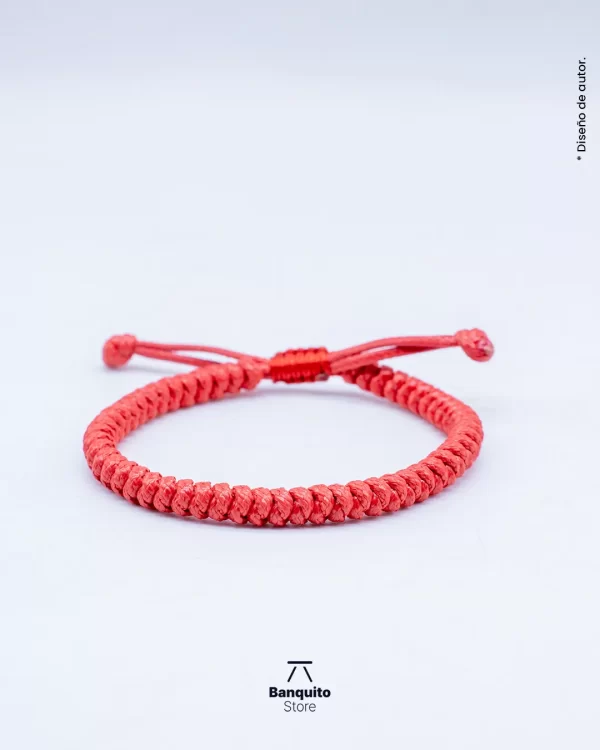 Pulsera Roja de Protección para Hombre con Nudo Tibetano