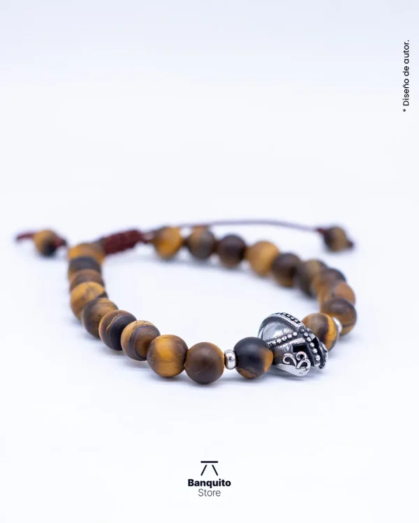 Pulsera Ojo de Tigre Matte 8mm - Imagen 2