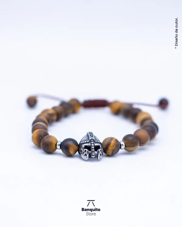 Pulsera Ojo de Tigre Matte 8mm