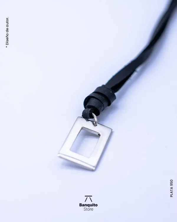 Collar de plata 950 – Diseño minimalista - Imagen 2