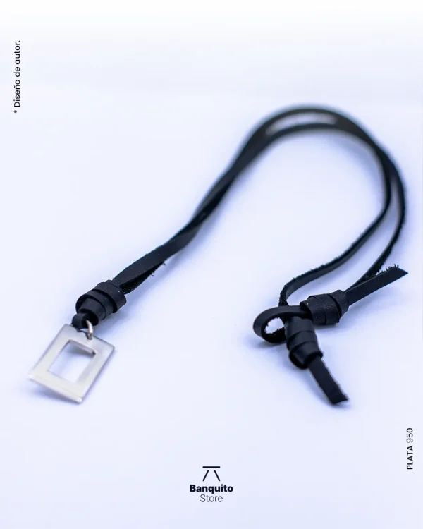 Collar de plata 950 – Diseño minimalista - Imagen 3