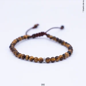 Pulsera Ojo de Tigre 4 mm