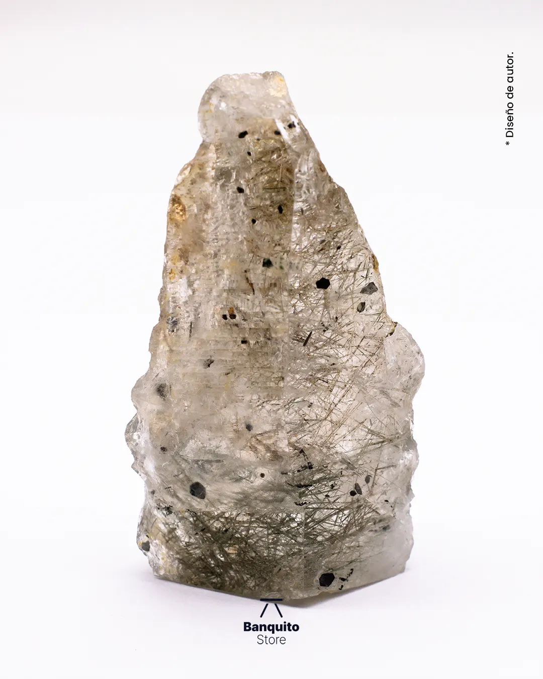 Cuarzo Rutilado con Micas Natural | Piedra de Colección